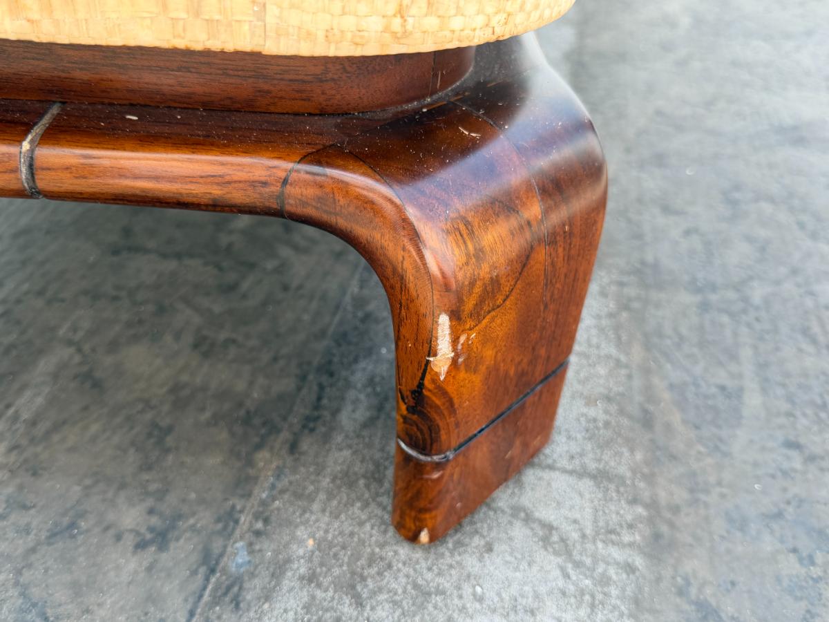 Scala Luxury Raffia & Teak Credenza