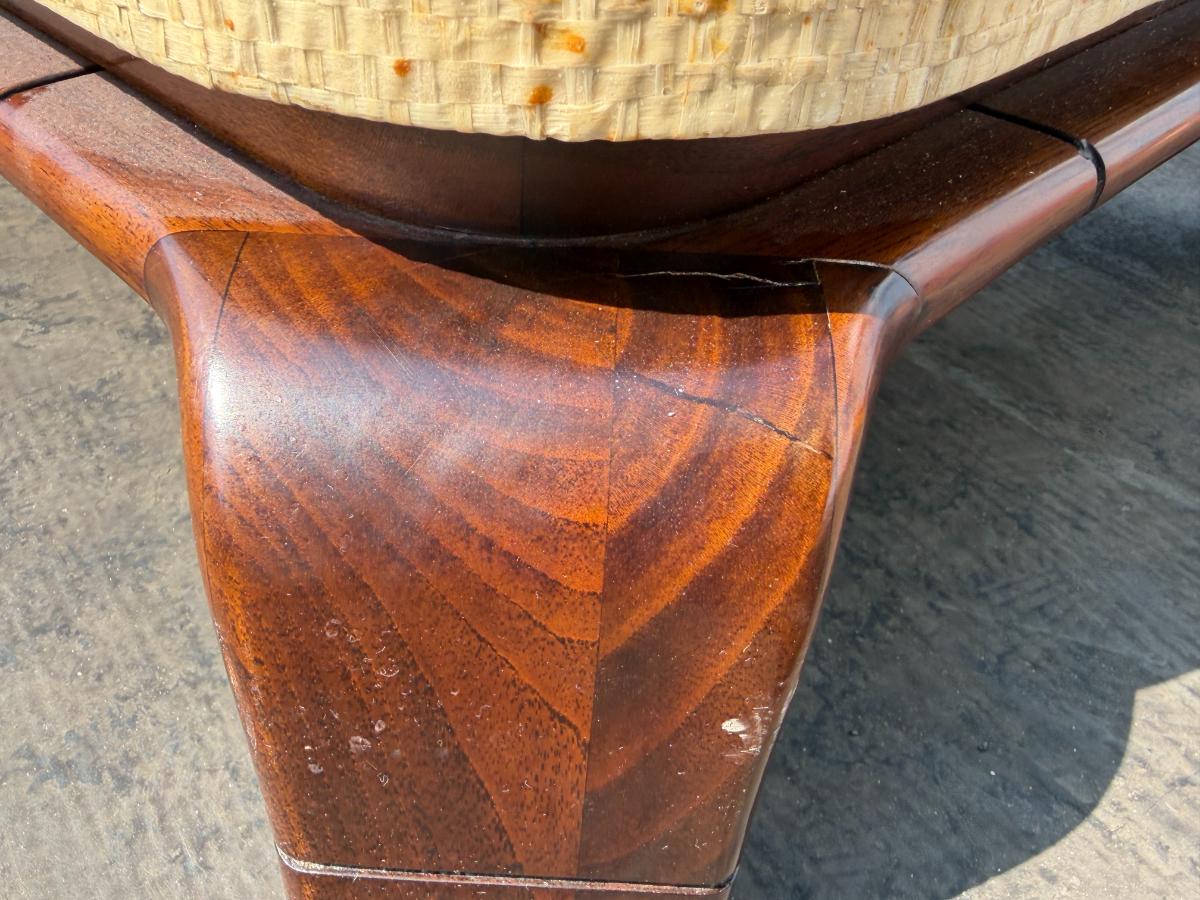 Scala Luxury Raffia & Teak Credenza