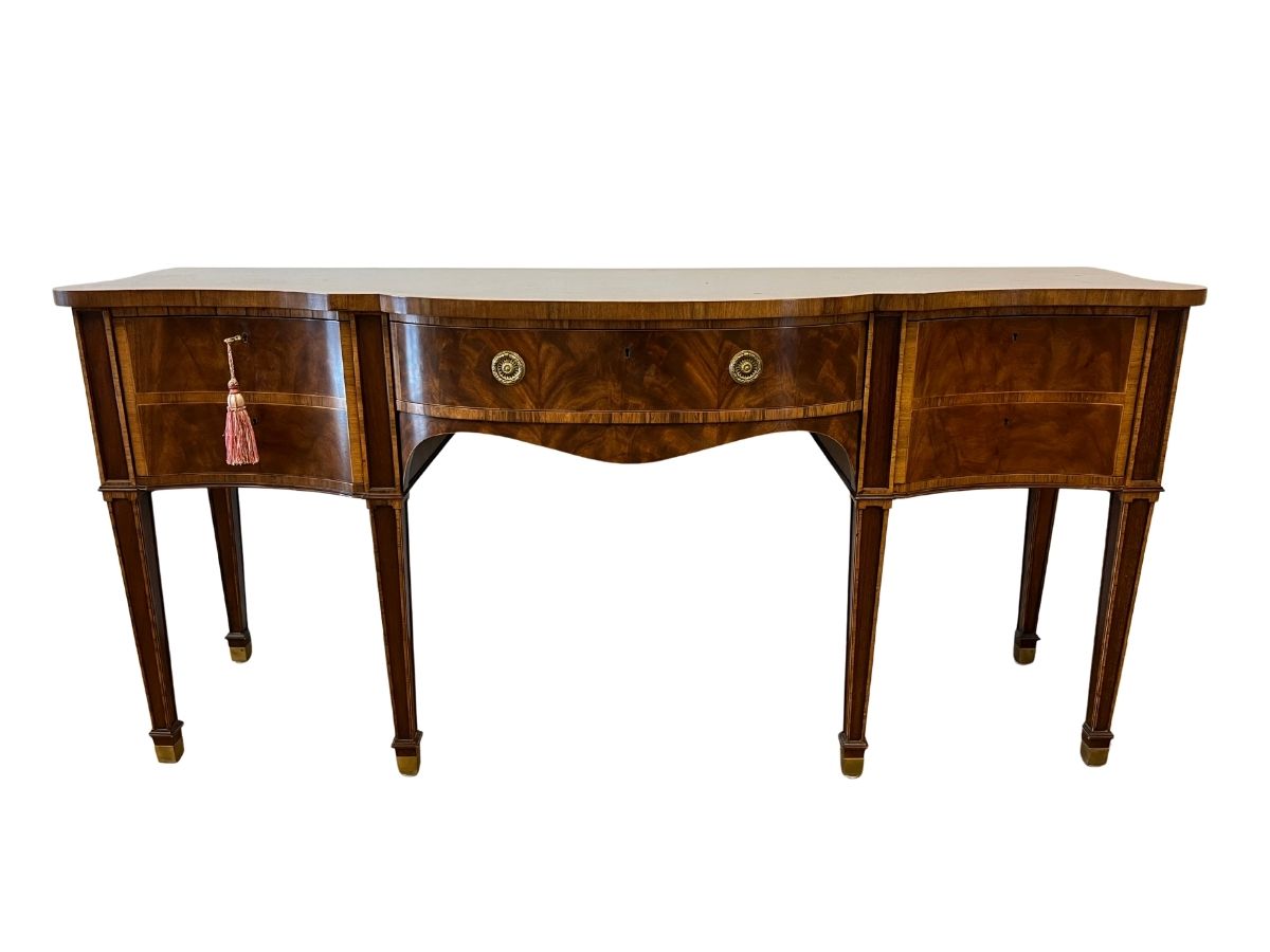 Baker Furniture Sheraton Style Mahogany Sideboard