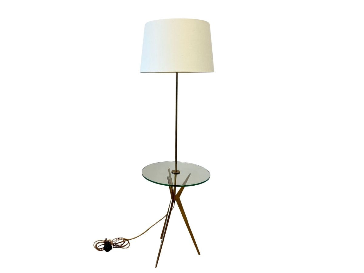 Vaughan Ellington Brass Floor Lamp