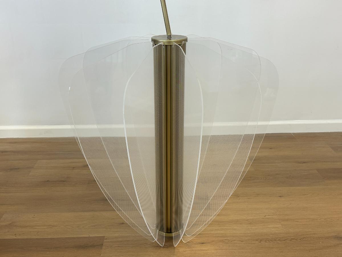 Visual Comfort Nyra 30 Chandelier in Plated Brass, 2 of 2