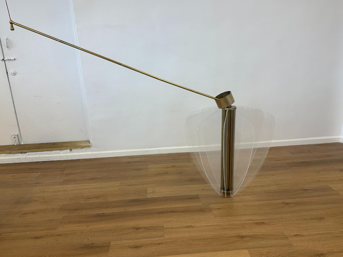 Visual Comfort Nyra 30 Chandelier in Plated Brass, 2 of 2