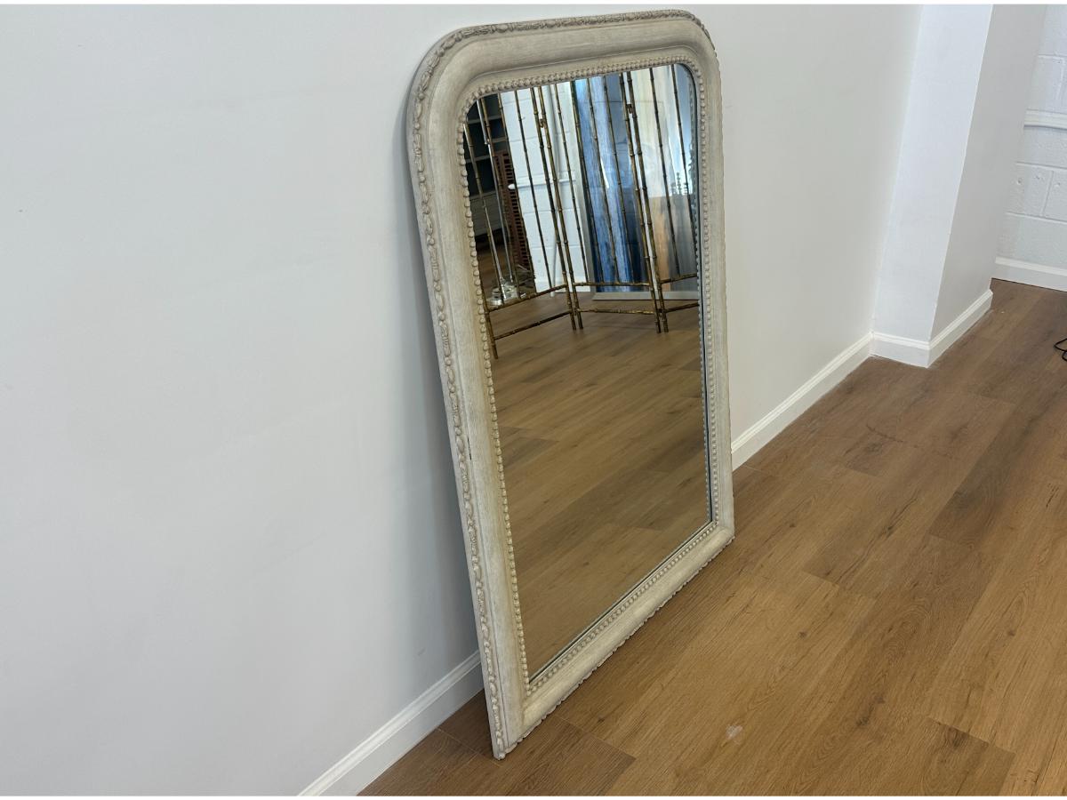 RH Baby & Child 19th C. Louis Philippe Mirror in Vintage Grey