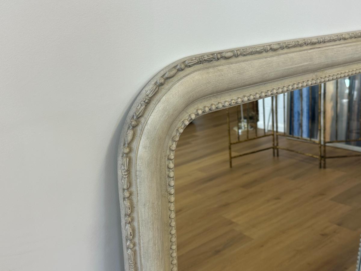 RH Baby & Child 19th C. Louis Philippe Mirror in Vintage Grey