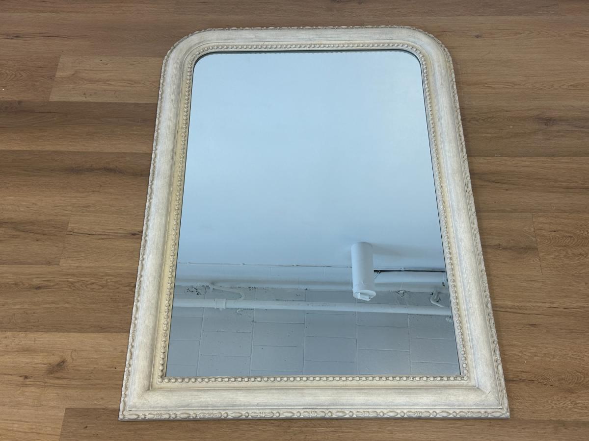 RH Baby & Child 19th C. Louis Philippe Mirror in Vintage Grey