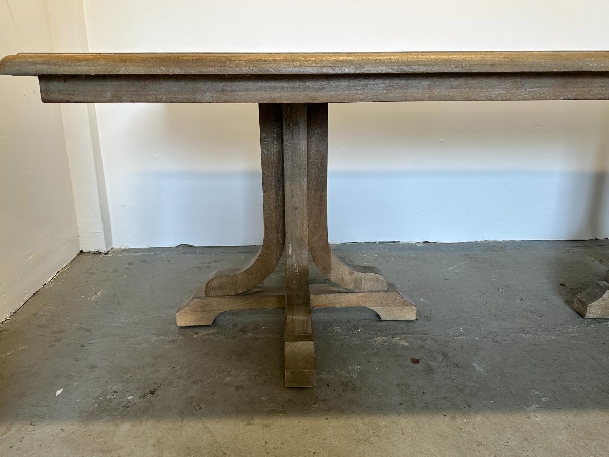 Williams Sonoma Double Pedestal Dining Table