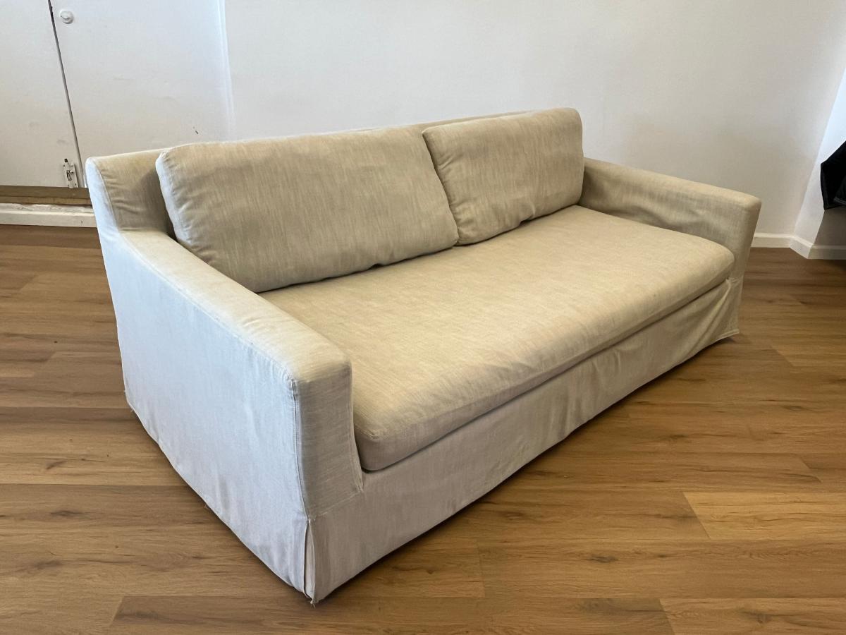 RH Slipcovered Track Arm Sofa