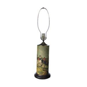 Old English Foxhunt Table Lamp