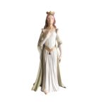 Vintage Cybis Queen Esther Porcelain Figurine 13" Limited Edition 1974