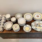 Villeroy and Boch Audun Fleur Collection Coffee Cups, Serve wear, dinner plates, salad plates