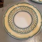 Villeroy and Boch Audun Fleur Collection Coffee Cups, Serve wear, dinner plates, salad plates Town & Sea