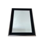 Lot #11 Small Black and Silver Mirror available in the Town and Sea Rye Townhouse Moving Sale. Place your bids on TownandSea.com by 11/23