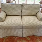 Lot #22 is a Ivory Roll Arm Loveseats, Set of 2 is in Good condition and is Good condition . This item is available in the Town & Sea, New Canaan Estate Sale. The auction closes 5/18 at 8PM. Place your bids today!