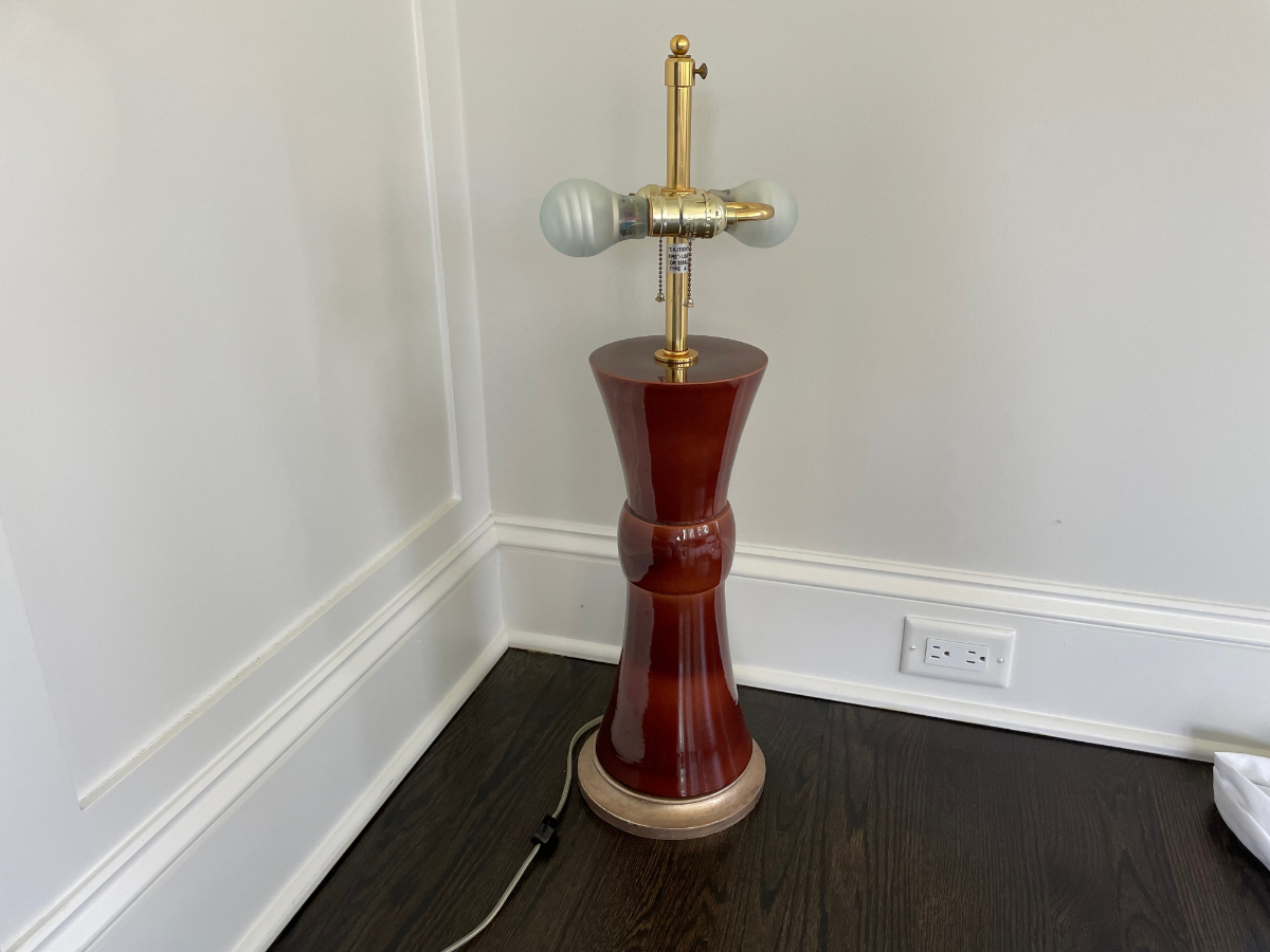 Oxblood Table Lamp - Town & Sea