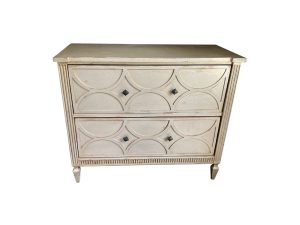 Lot #12 in the Town & Sea Designers Choice Sale is a Habersham House Crown Point 2 Drawer Chest, this product is 43.25"w x 20.75"d x 35.75"h and is in Chest shows light wear, see photos. Use our Buy Now feature for $700 or place a bid before the auction closes at 8pm on 8/17. Shop www.townandsea.com today!